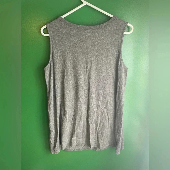 Woman Within Gray Tank Top 18/20 Plus EUC Like New! - Picture 3 of 3